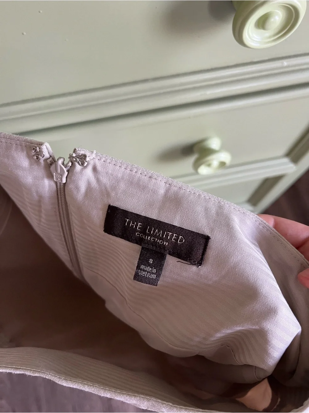 The Limited Beige Pencil Skirt - Picture 3 of 3